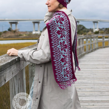Star Leaf Mosaic Scarf