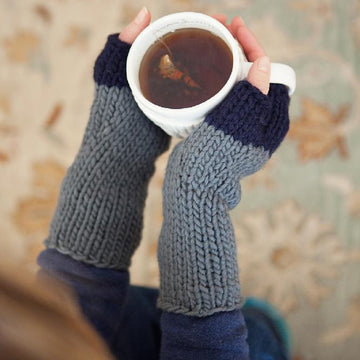 Colorblock Mittens