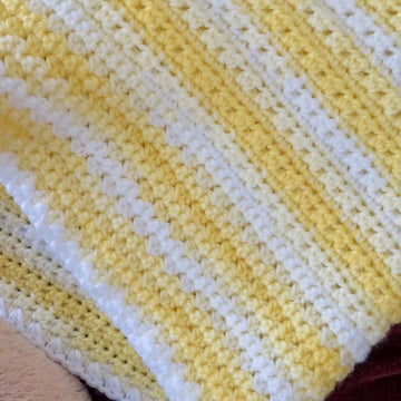 Lemonade Dreams Baby Blanket Crochet Pattern – Lion Brand Ice Cream DK
