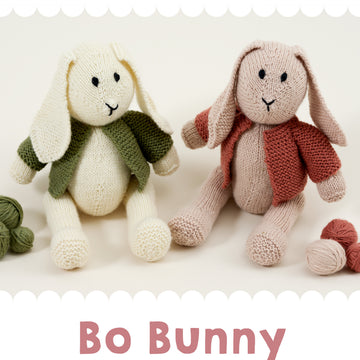 West Yorkshire Spinners Bo Peep DK - Bo Bunny Knitted Rabbits - Leaflet