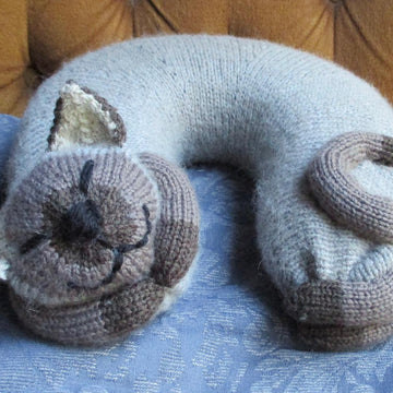 Snoozing Cat Travel Pillow