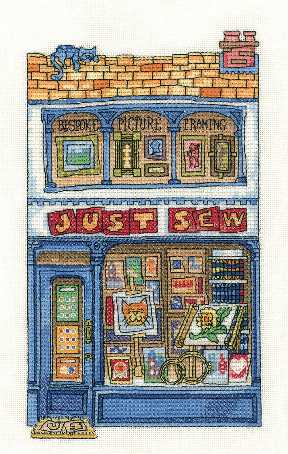 Heritage Just Sew Counted Cross Stitch Kit