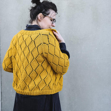 Diamond cotton cardigan