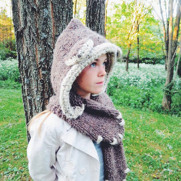 Bennett the Bear Hooded Scarf