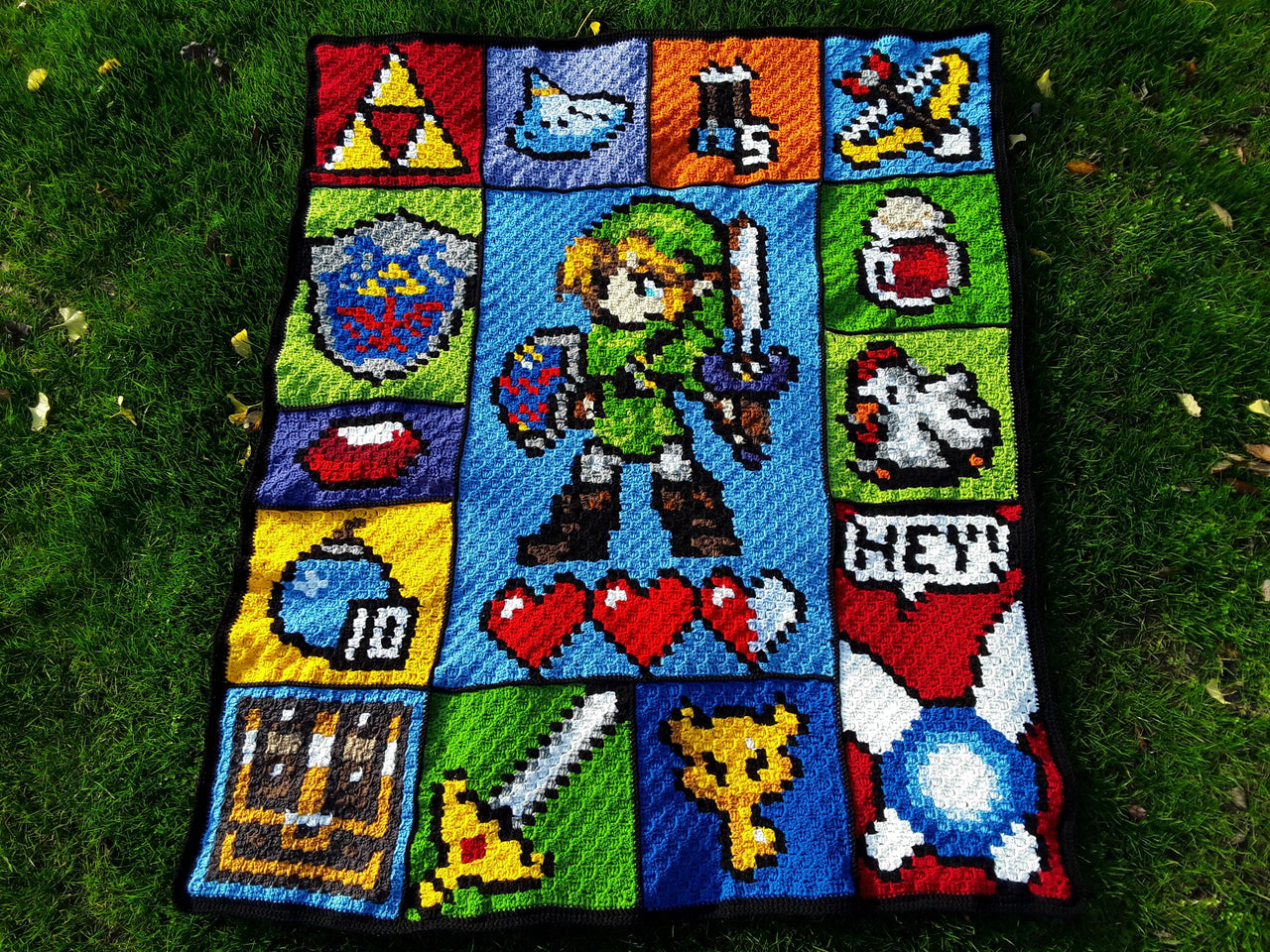 The Legend of Zelda inspired graph for C2C blanket