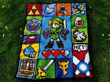 The Legend of Zelda inspired graph for C2C blanket
