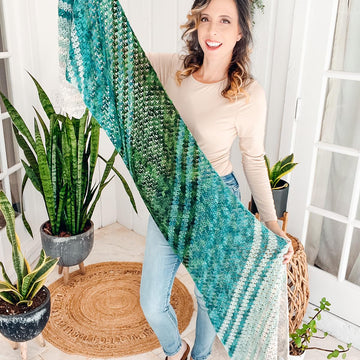 On The Bias Suzette Shawl