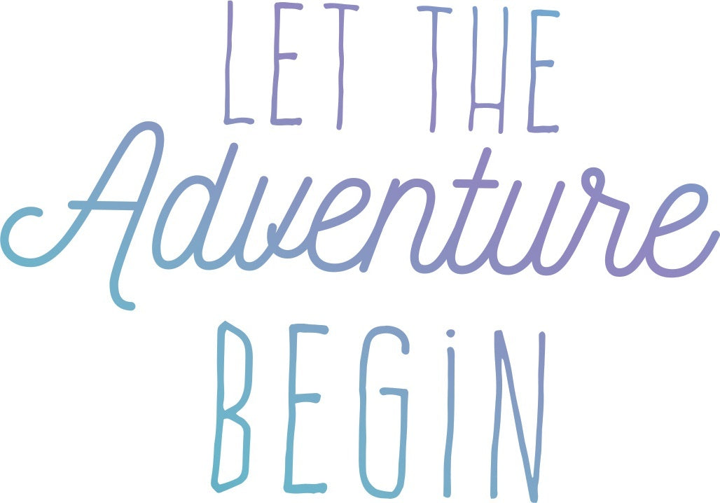 Artdeco Creations Couture Creations Mini Stamp - Let The Adventure 1.9"X1.9"