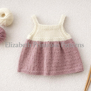 Dewdrop Dresses Knitting Pattern P122 | Dolls Clothes | Elizabeth Primrose Patterns
