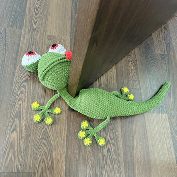 Lizard Crochet Door Stop