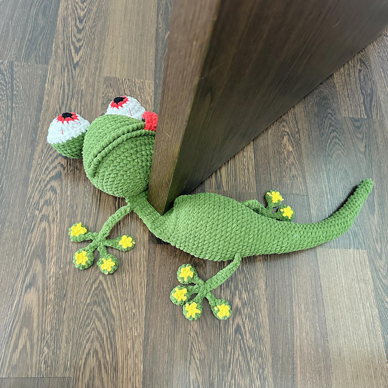 Lizard Crochet Door Stop