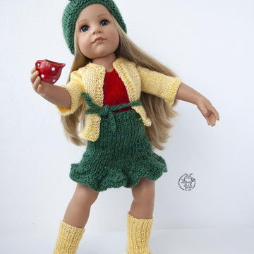 Outfit Frogling for doll 18in