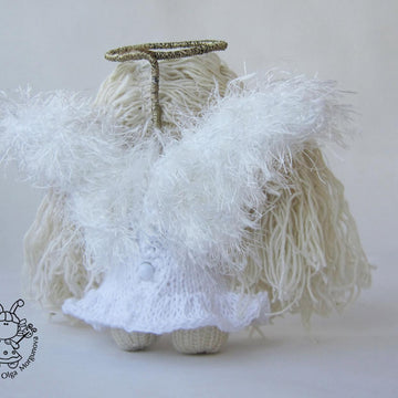 Pebble doll Angel