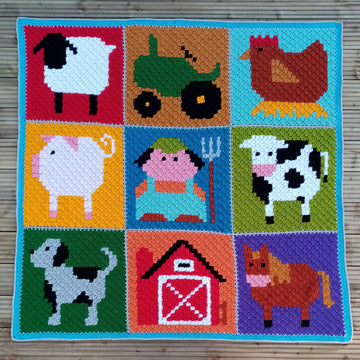 Farm Corner to Corner Blanket