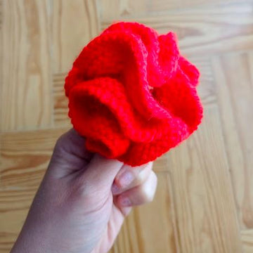 Knitted Blossom Pin