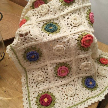 Summer flower blanket