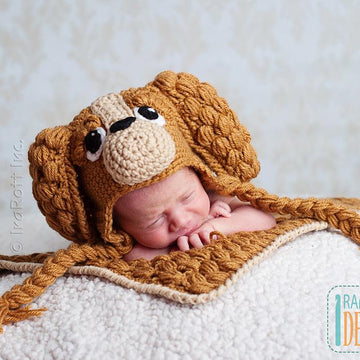 Copper the Baby Spaniel Hat Set