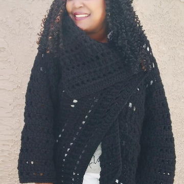 Black Beauty Cardigan Wrap