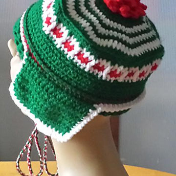 Pillbox Earflap Hat - 3 colour
