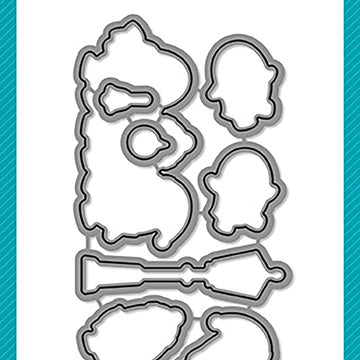 Lawn Fawn Lawn Cuts Custom Craft Die - Here We Go A-Waddling