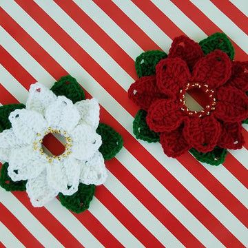 Upcycled Poinsettias