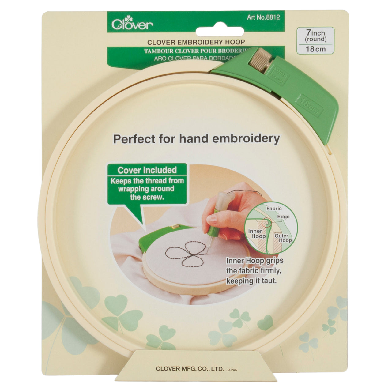 Clover Embroidery Hoop