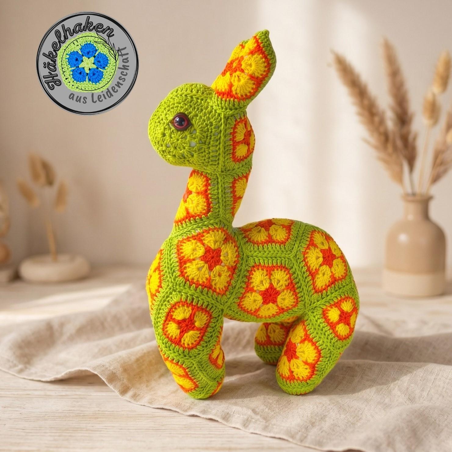 Lars the Llama with African Flower