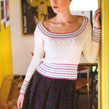 Cable and Striped Jumper