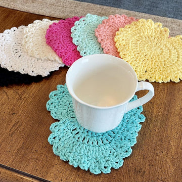 Heart Face Cloth or Place Mat