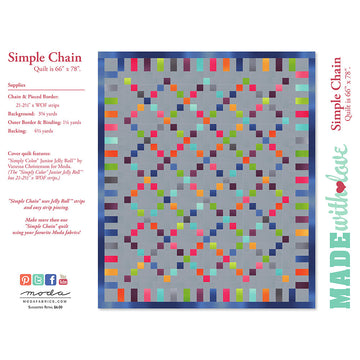 Moda Fabrics Simple Chain Quilt - Downloadable PDF