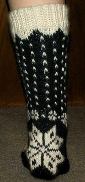 Snowy Winters Eve Socks