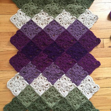 Diamonds and Denim Throw