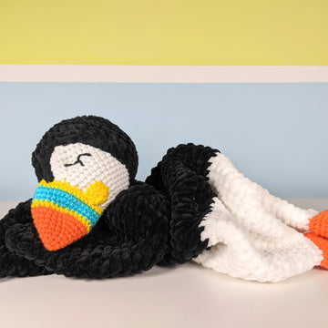 Baby Puffin Comforter, Puffin Lovey