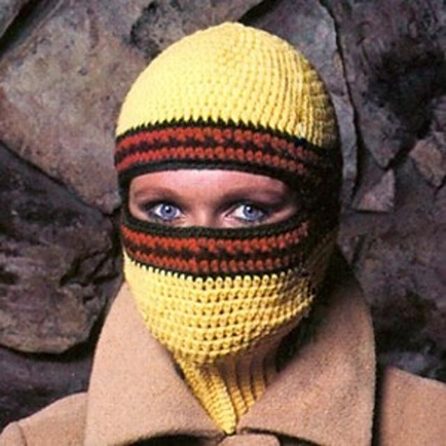 Ribbed Neck Ski Mask