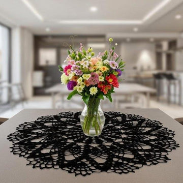 Crochet round doily Pdf + Video Tutorial