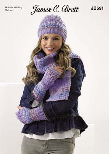 Accessories in James C. Brett Marble DK - JB591 - Leaflet