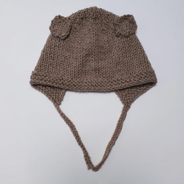 Baby Bear Knit Bonnet 0-12m