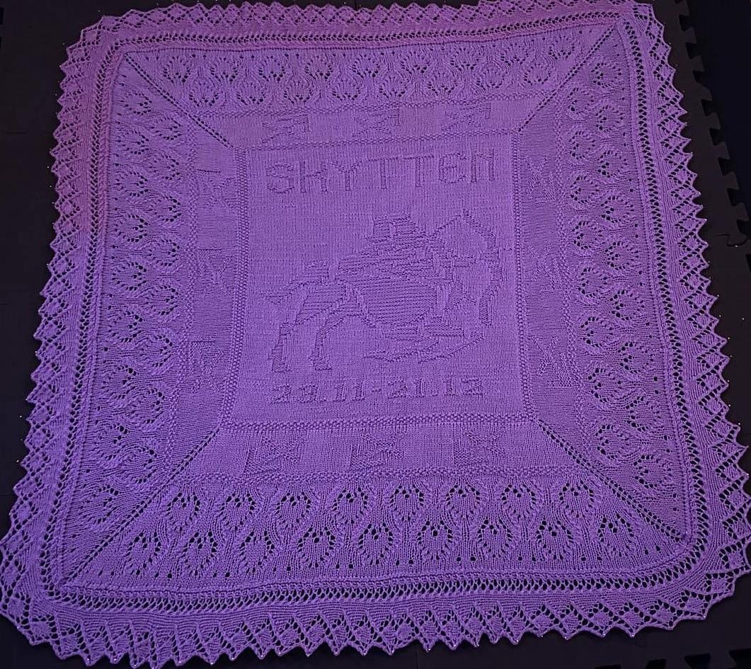 Nr. 11 Zodiac Sagittarius Baby blanket
