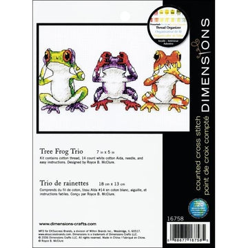 Dimensions Treefrog Trio Cross Stitch Kit