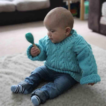 First Steps Aran Sweater