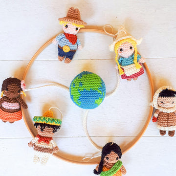 It's a small world baby mobile
