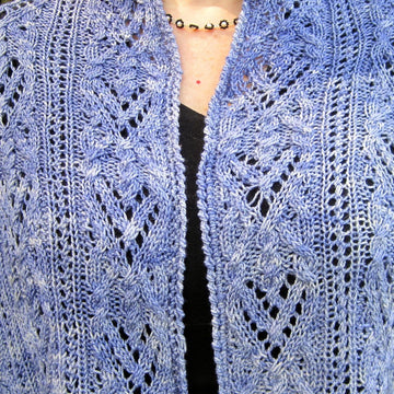 Leith Cable Lace Shawl