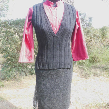 VINZERIA MERINO SLIPOVER, lady woollen slipover