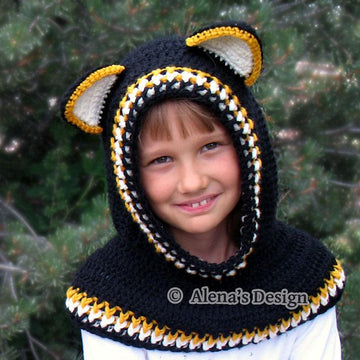 Hooded Cowl with Ears 2