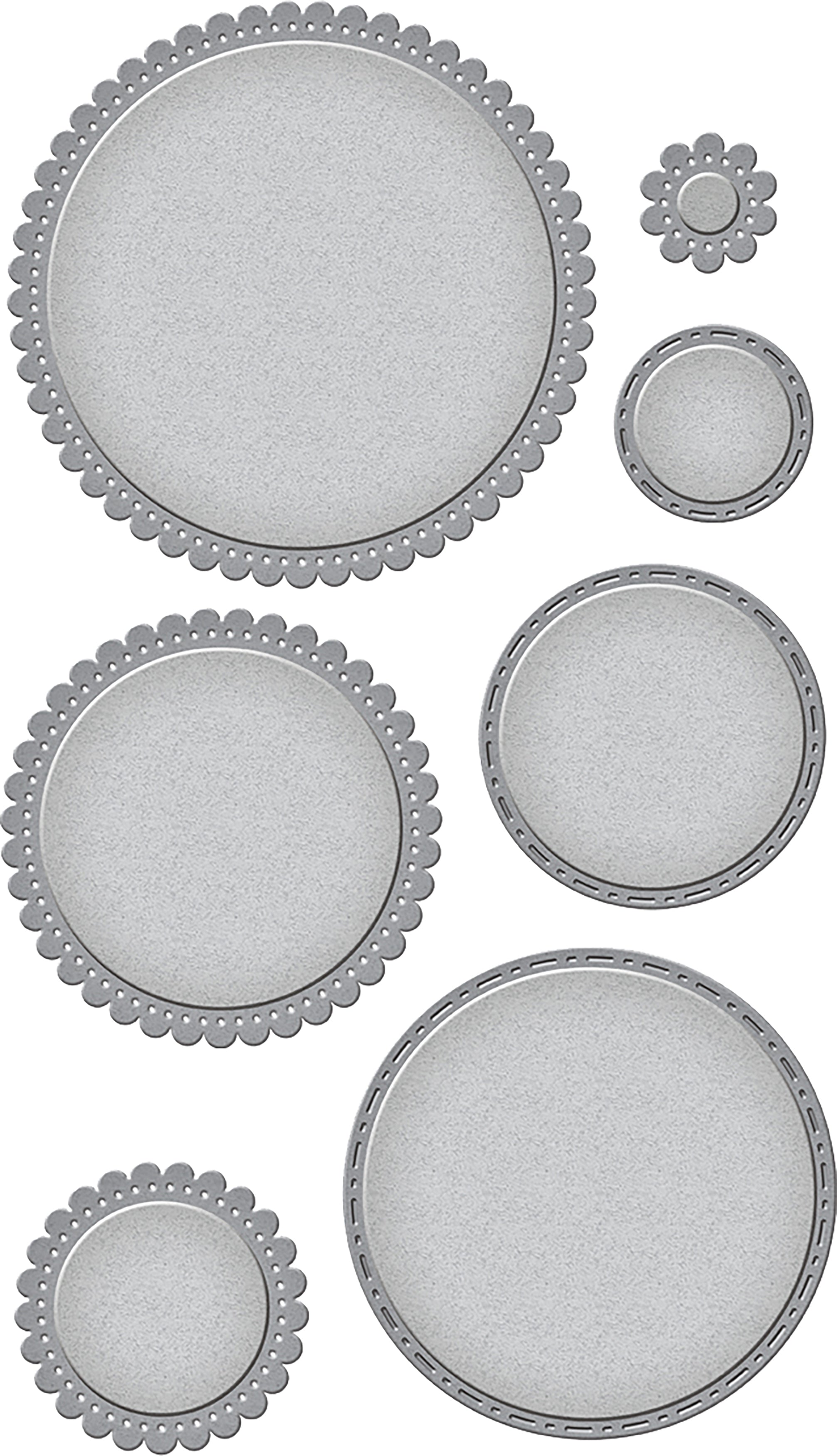 Spellbinders Nestabilities Dies - Fancy Edged Circles