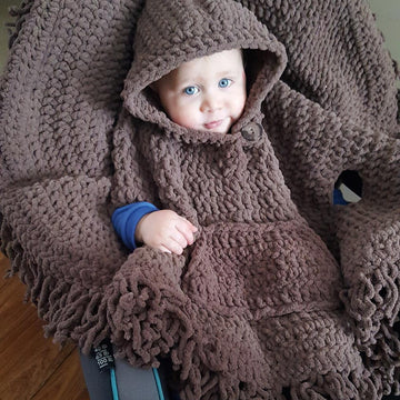 Hooded Carseat Poncho