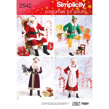 Simplicity Adult Costumes 2542 - Sewing Pattern
