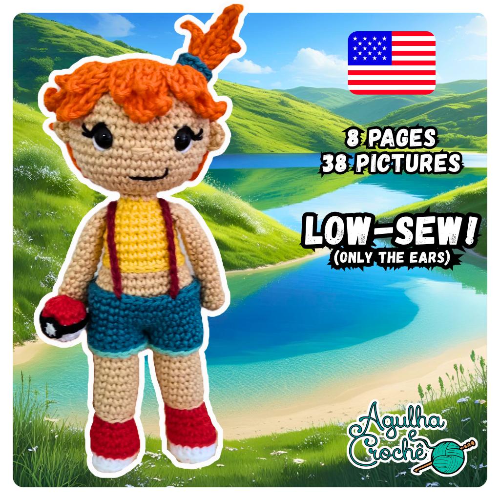Misty from Pokemon Crochet Pattern