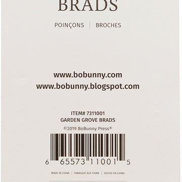 American Crafts Garden Grove Brads 22/Pkg - 620874