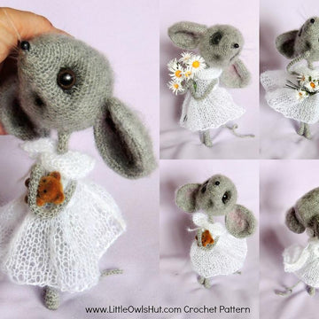097 Mouse Sofia Crochet+Knitting(dress)